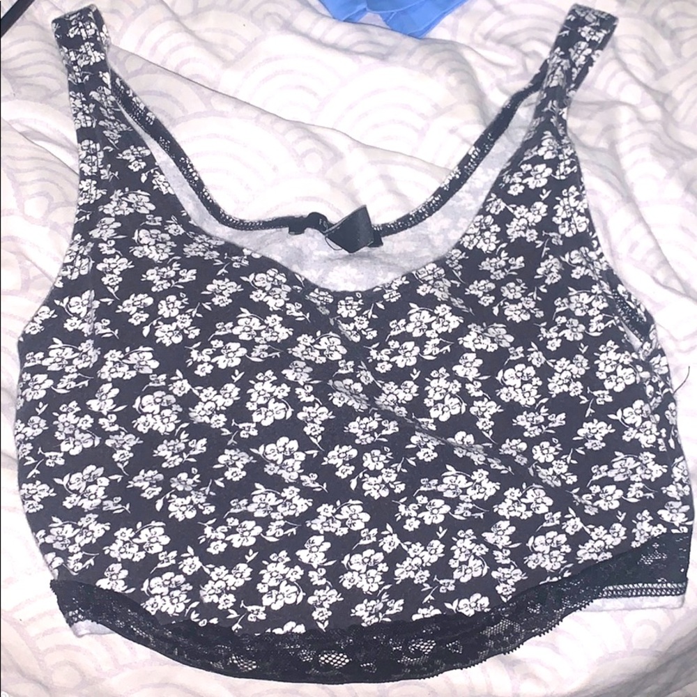 Floral crop top